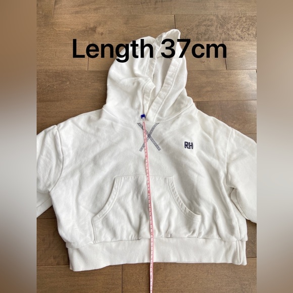 White Short Hoodie - Picture 5 of 5